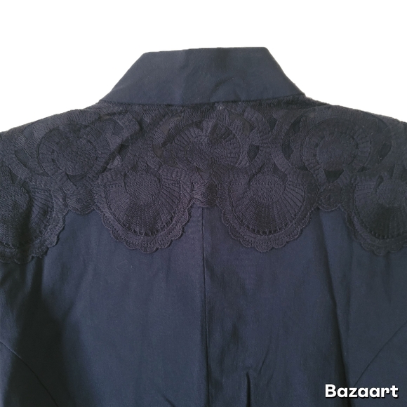 Roz & Ali Blazer Womens S Small Blue - Picture 5 of 7